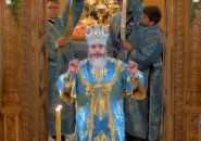 Преосвященнейший Мстислав, епископ Тихвинский и Лодейнопольский совершил Божественную Литургию в храме Рождества Пресвятой Богородицы г. Кириши